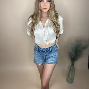 By Together Blue Jean Shorts